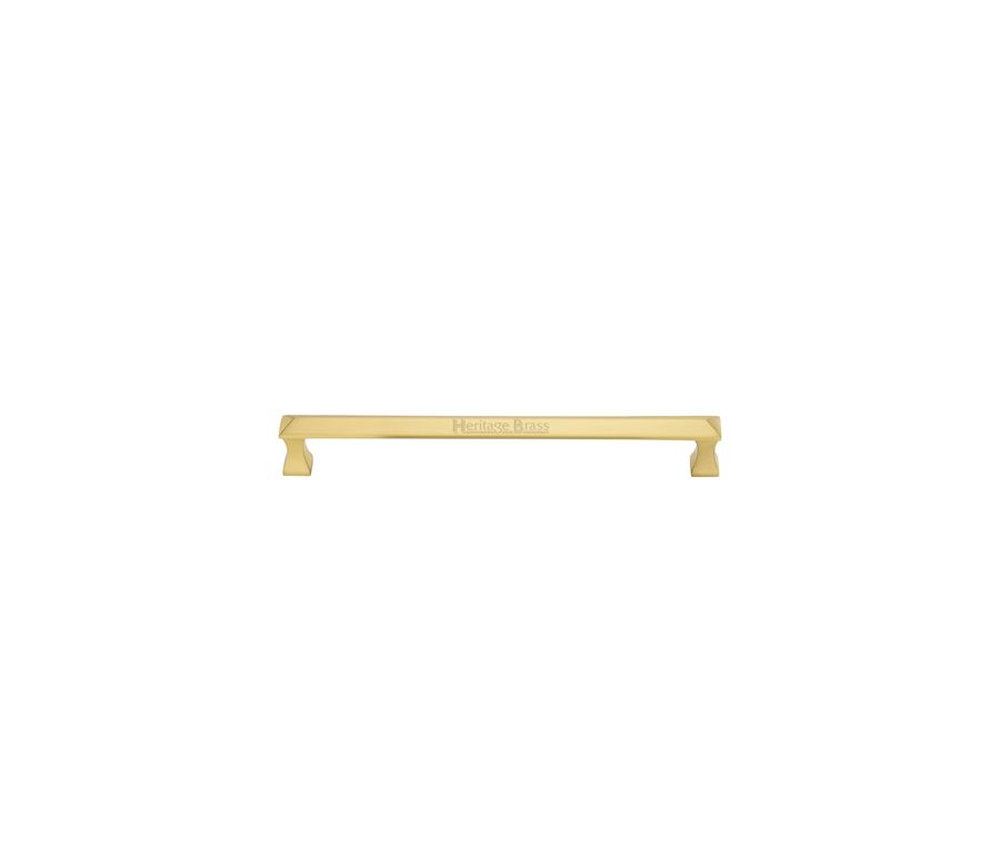 Heritage Brass Satin Brass Pyramid Door Pull Handle 326mm