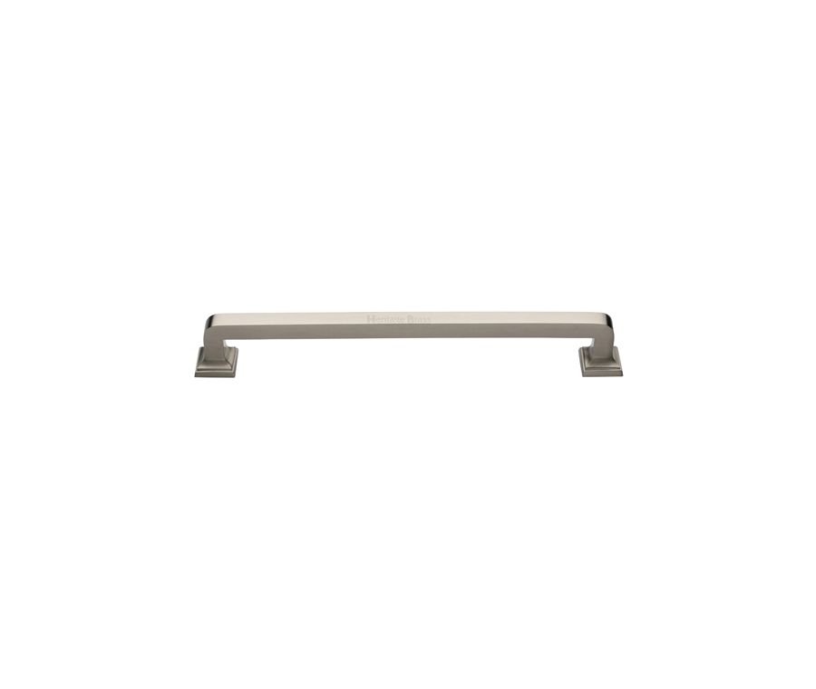 Heritage Brass Satin Nickel Square Vintage Pull 490mm