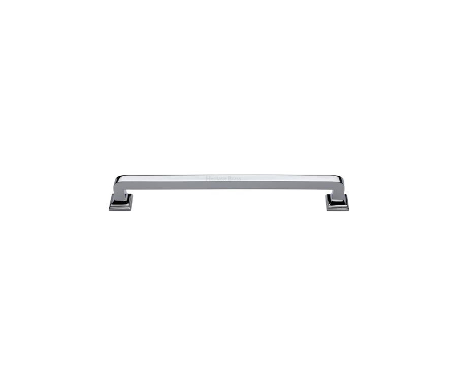 Heritage Brass Polished Chrome Square Vintage Pull 490mm