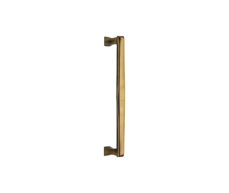 Heritage Brass Antique Brass Deco Pull Handle 305mm