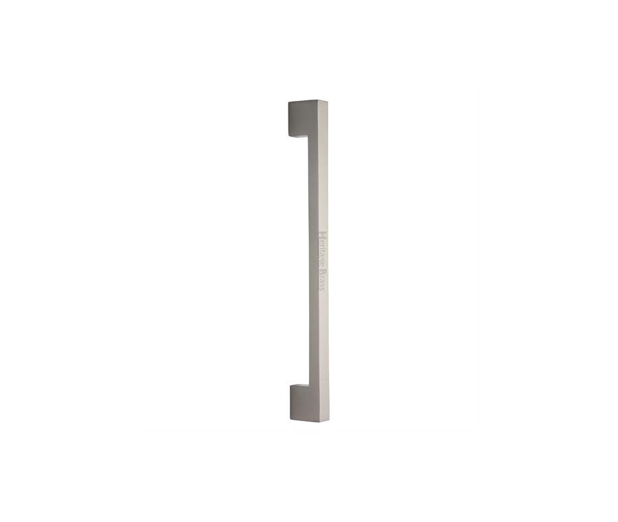Heritage Brass Satin Nickel Urban Door Pull Handle 457mm