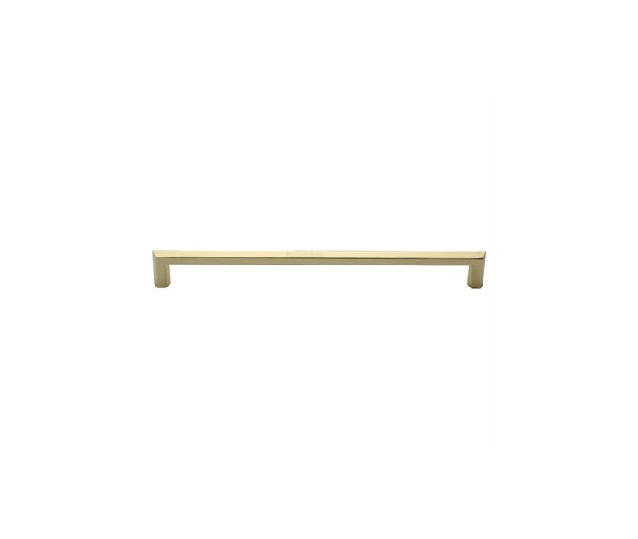 Heritage Brass Polished Brass Hexagonal Door Pull Handle 480mm