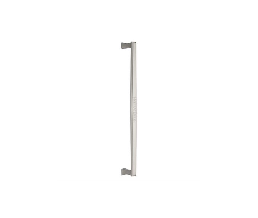 Heritage Brass Satin Nickel Deco Pull Handle 457mm