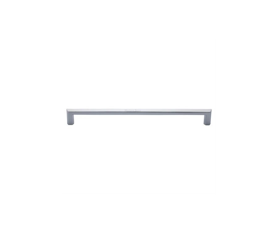 Heritage Brass Polished Chrome Hexagonal Door Pull Handle 480mm