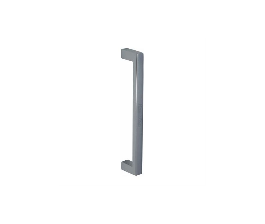 Heritage Brass Polished Chrome Contemporary Door Pull Handle 245mm