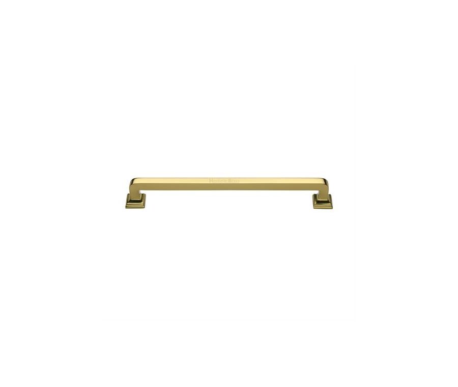 Heritage Brass Polished Brass Square Vintage Pull 338mm