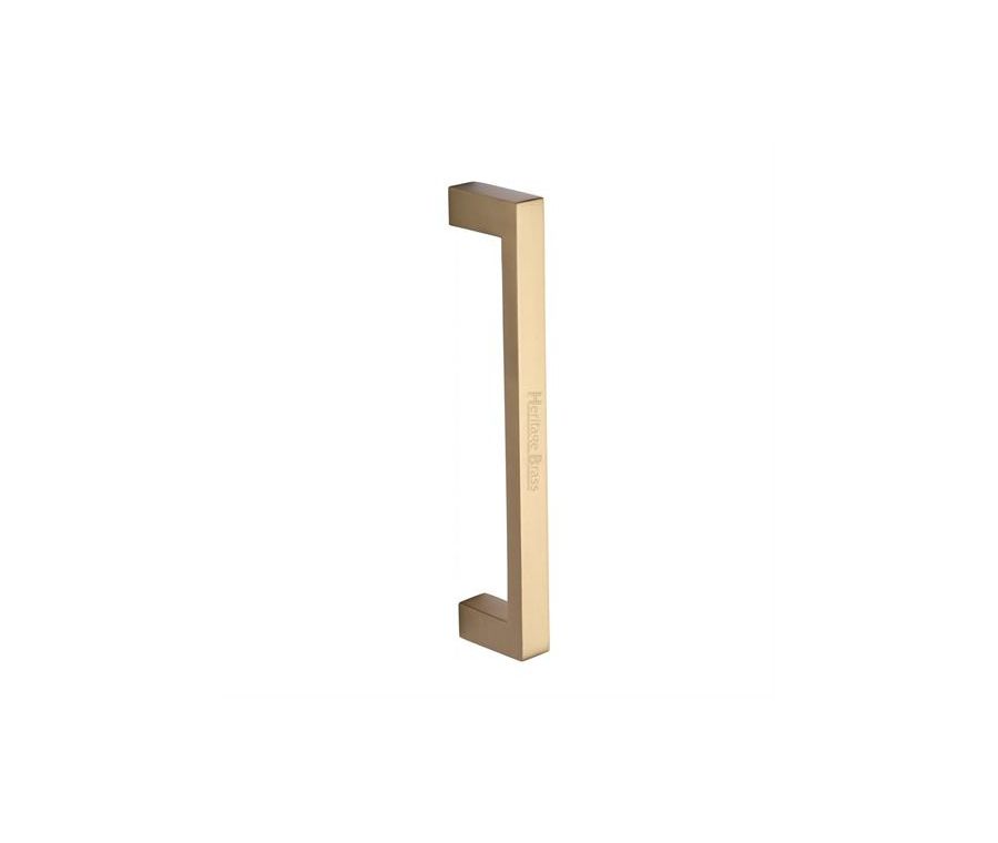 Heritage Brass Satin Brass Contemporary Door Pull Handle 245mm
