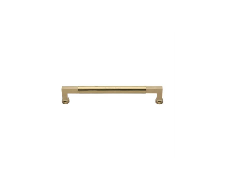Heritage Brass Satin Brass Bauhaus Door Pull Handle 330mm