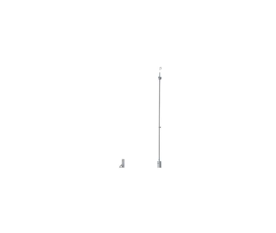 Hoppe Arrone Silver Extra Long Top Shoot Bolt | AR880-ELTS-SE