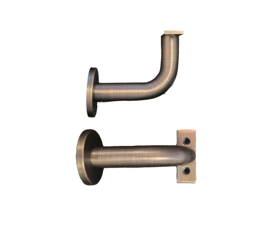 82mm PVD Antique Brass Heavy Duty Handrail Bracket | ZAS45-AB