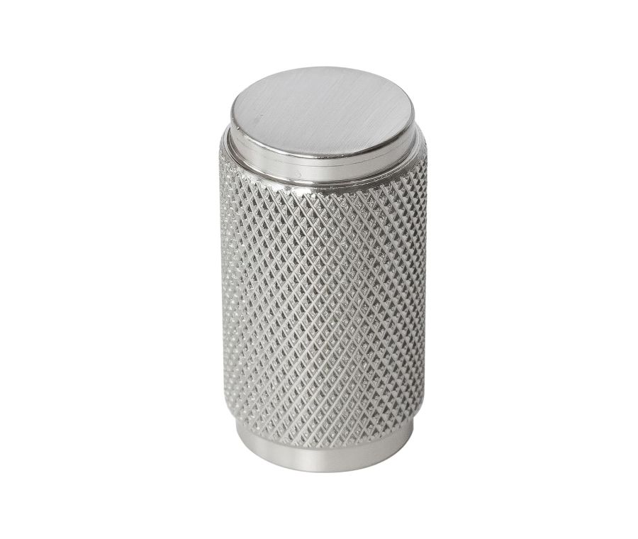 Satin Nickel 13.5mm Knurled Cupboard Knob