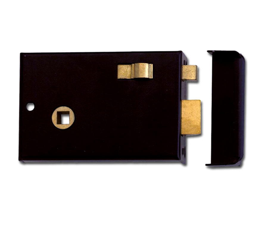 Union Black 1209 102mm Rim Latch | 1209-BJ