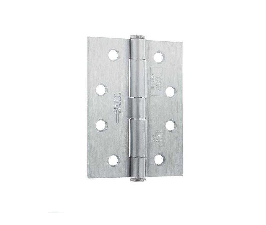 Frelan 102x75x2.2mm Satin Chrome G7 Button TIP Hinge
