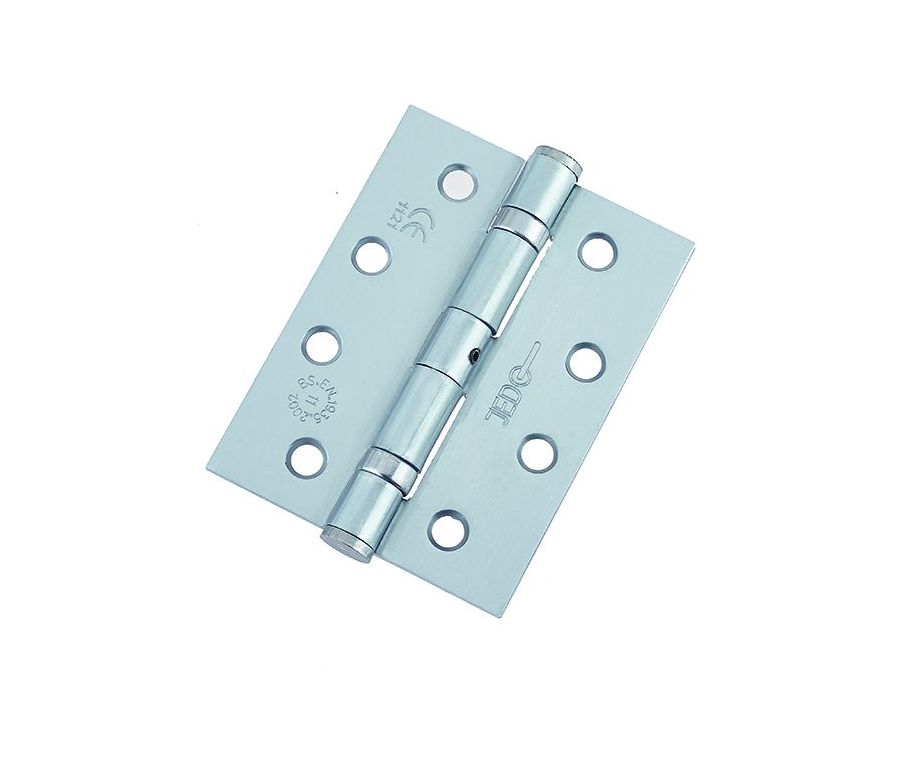 Frelan 102x76x2.7mm Satin Chrome Grade 11 steel ball bearing hinge