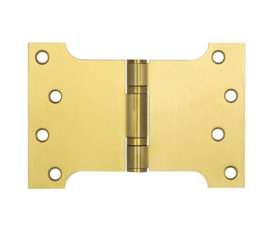 Satin Brass 102x152x3mm Parliament Hinge | J9469SB