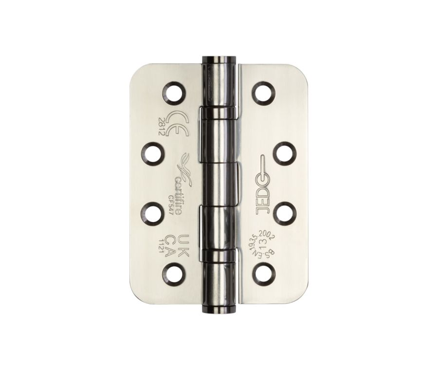 Pair PSS 102x76x3mm Grade 13 ball bearing hinge - Radius | J9500RPSS