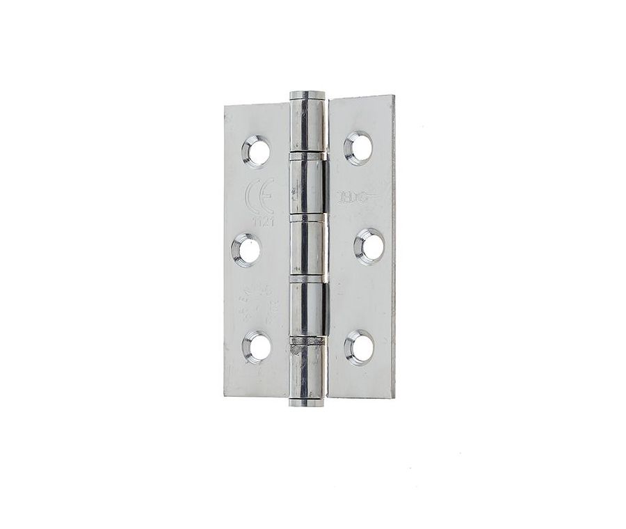 Frelan 76x50x2mm Polished Stainless Steel  grade 201 washered hinges