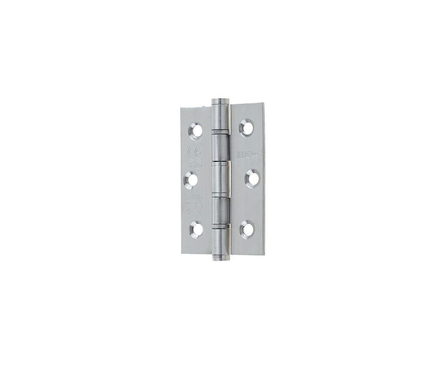 Frelan 76x50x2mm Satin Stainless Steel grade 201 washered hinges