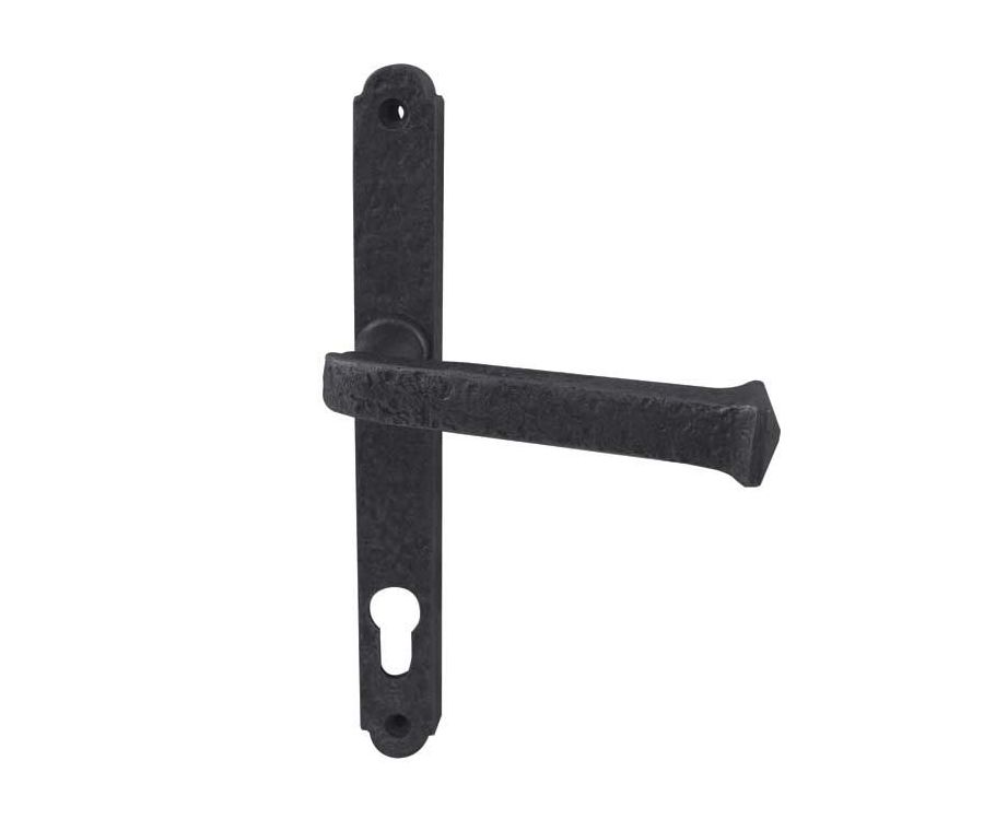 Frelan Black Antique Narrow Plate Euro Handle c/c 92mm 