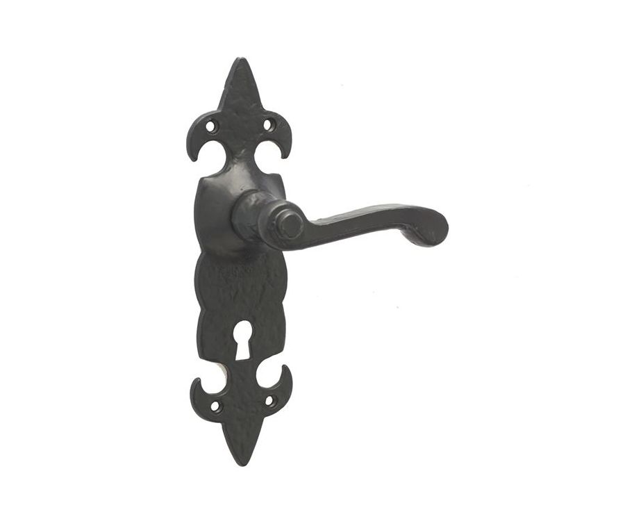 Frelan 195x54mm Fleur De Lys Lockset