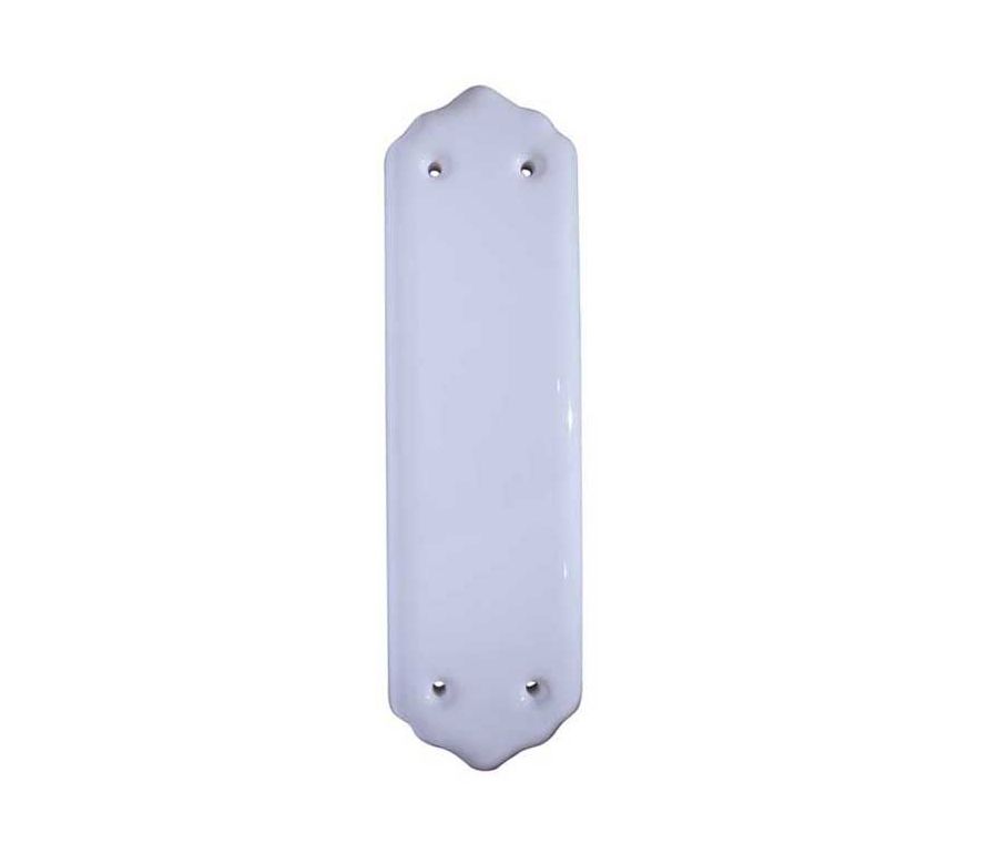 Frelan White 280x78mm Finger Plate