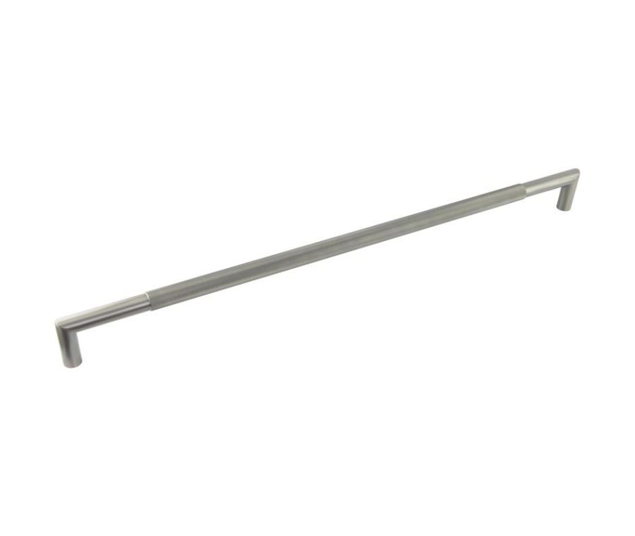 Frelan GM Mitred Diamond Knurled Pull Handle 800x25mm B/T 316g PVD