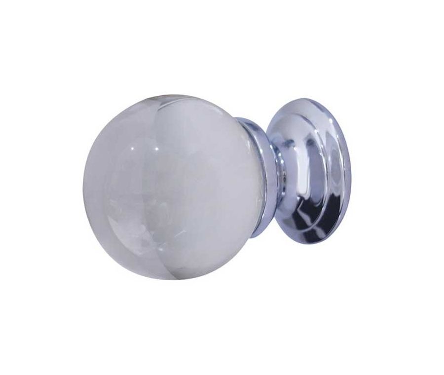 Frelan PC 35mm Clear Glass Ball Knob