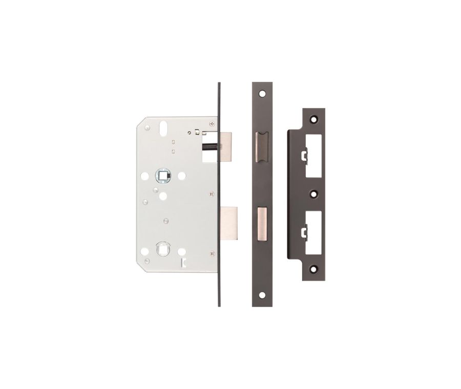 Jedo Dark Bronze 72mm Din Bathroom Locks | JL-DB60DB