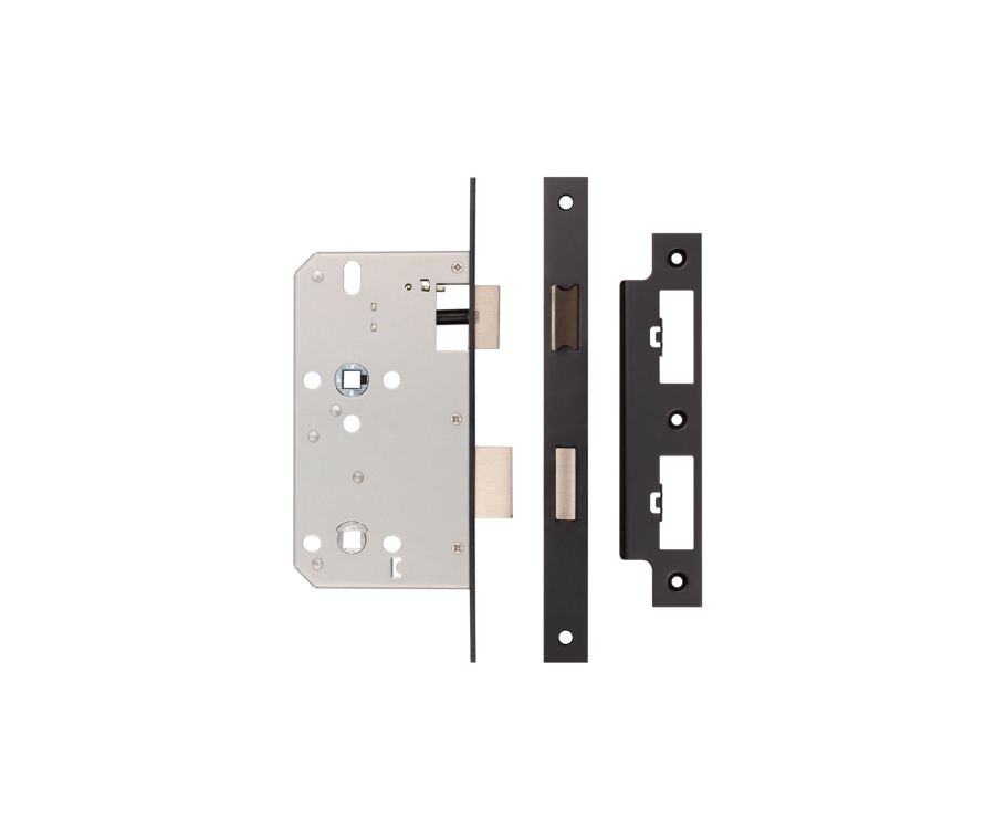 Jedo Black 72mm Din Bathroom Locks | JL-DB60MB