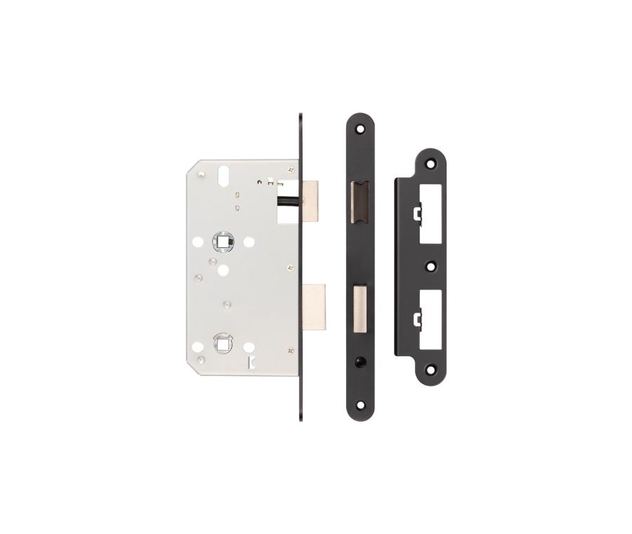 Jedo Black 72mm Din Bathroom Locks | JL-DB60RMB