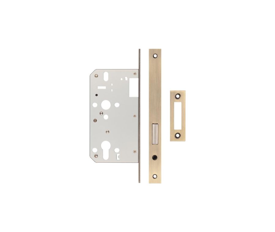 Jedo Antique Brass Architectural Din Euro Deadlocks | JL-DD60AB