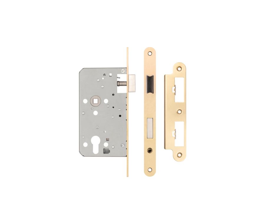 Jedo Satin Brass 72mm Din Escape Euro Locks | JL-DE60RSB