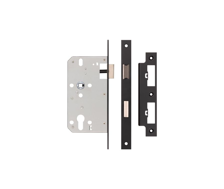 Jedo Black 72mm Din Euro Sashlocks | JL-DS60MB