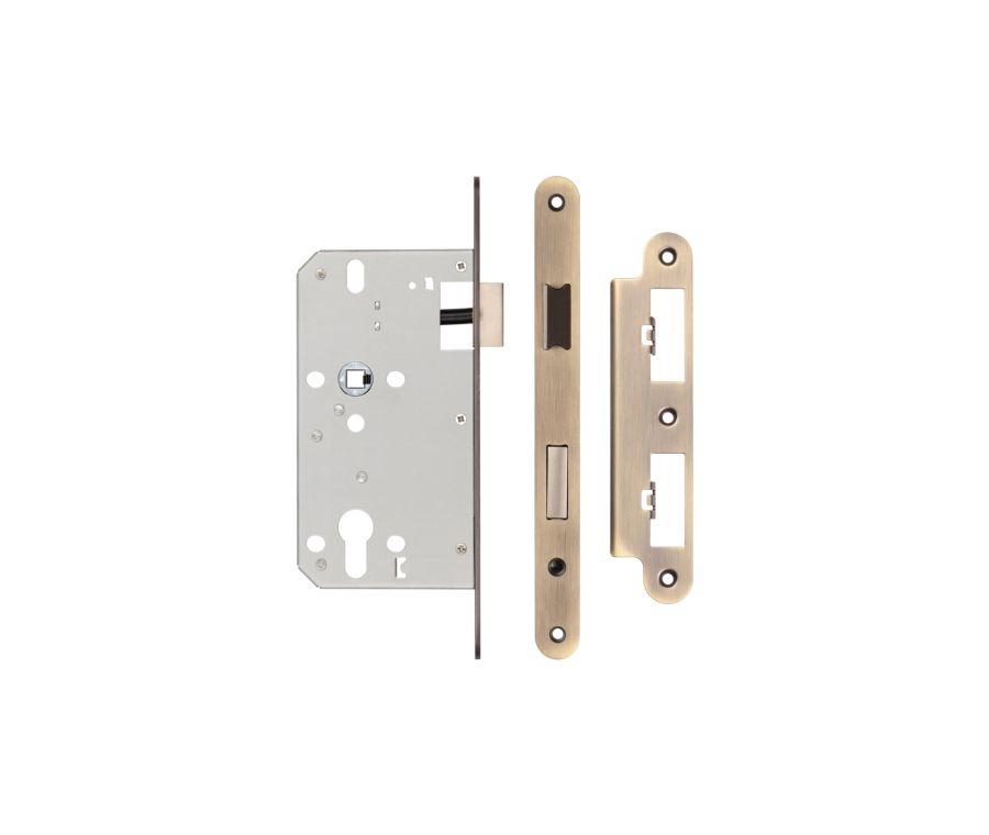 Jedo Antique Brass 72mm Din Euro Sashlocks | JL-DS60RAB