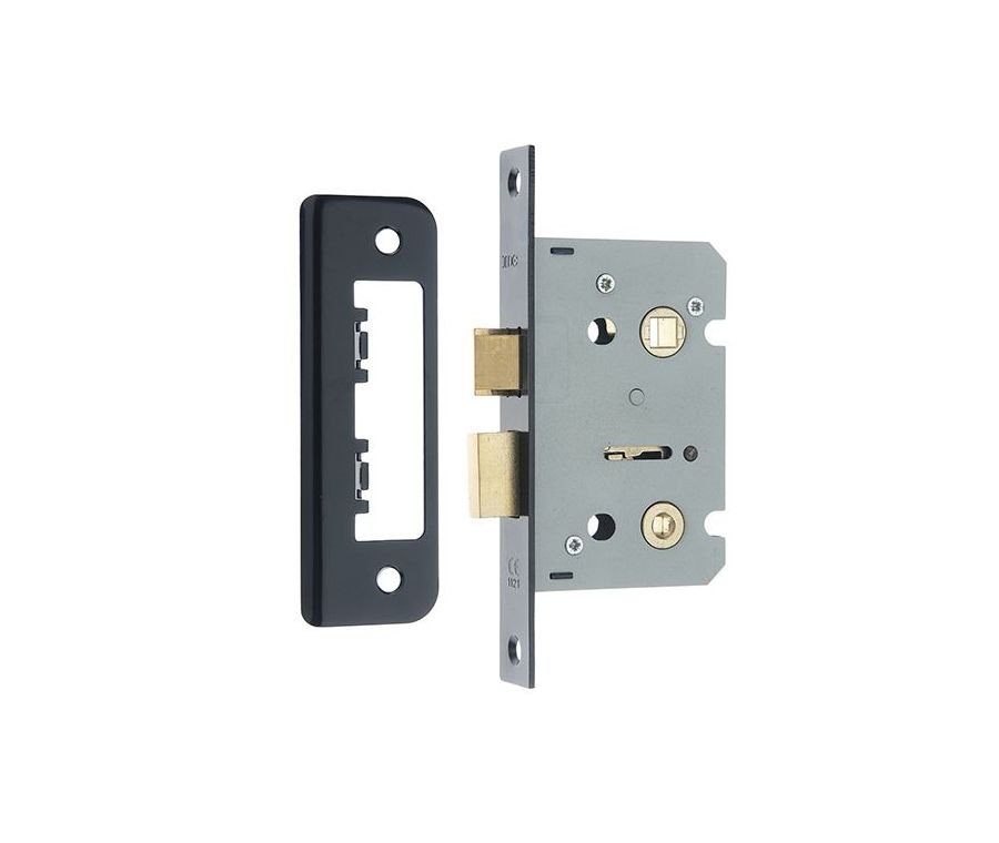 Frelan 63mm BL Bathroom lock square forend | JL450BL