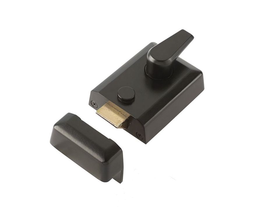Frelan Black standard nightlatch