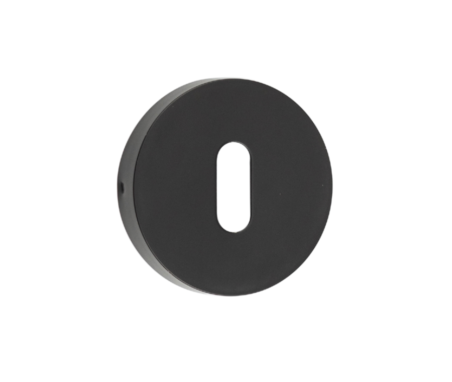 Nero Matt Black Standard Key Escutcheon | JMB16