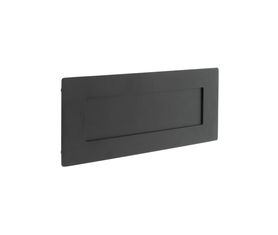 330 x 100mm Grade 316 Matt Black Letter Plate| JMB3009