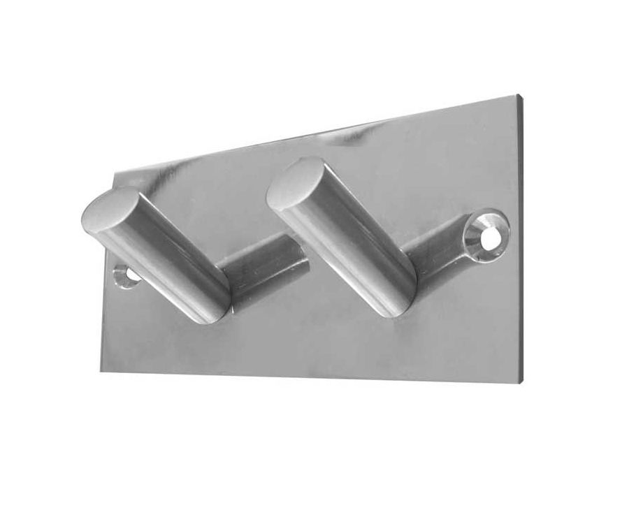 Frelan DBL ROBE HOOK RECT PLATE PSS