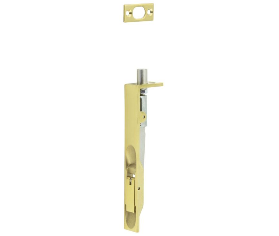 150x20mm Brass Lever action flush bolt | JSS50PVD