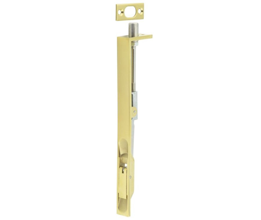 Frelan 200x20mm Brass Lever action flush bolt | JSS51PVD