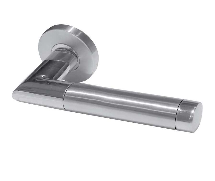 Frelan Saturn SS/PSS mitred oval lever on rose grade 304