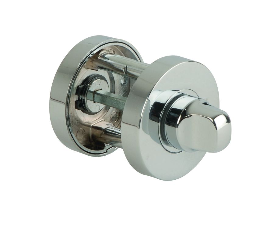 Jigtech Polished Chrome Round Bathroom Snib Turn & Release | JTA5500