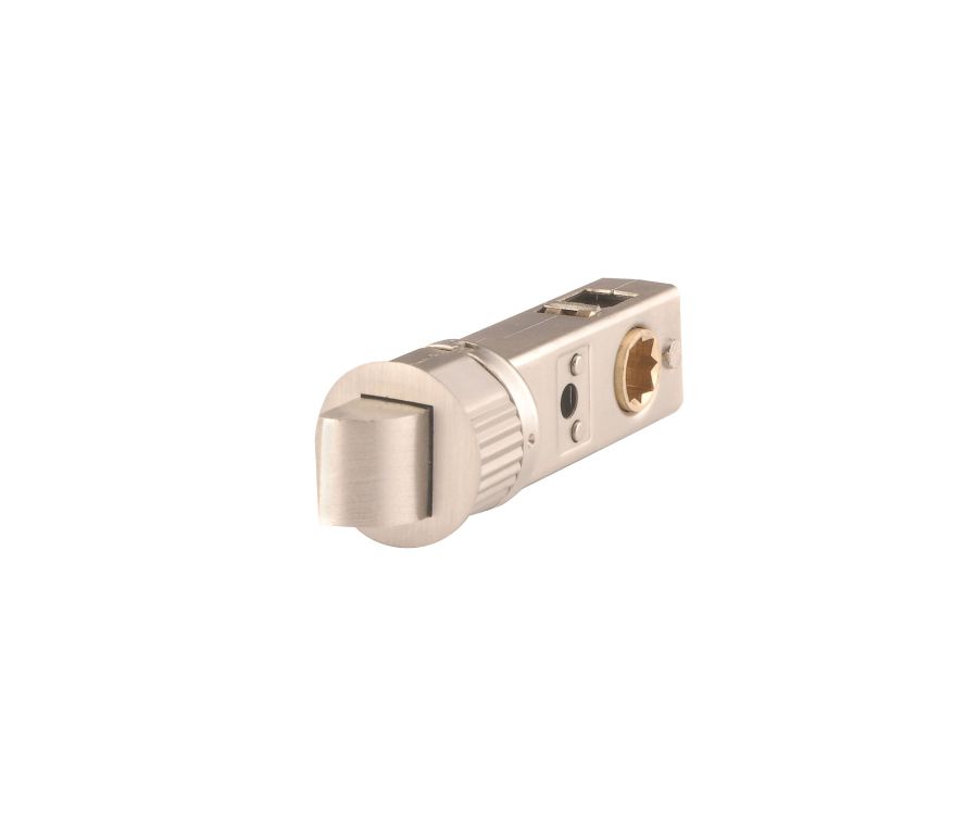 Satin Nickel 45mm Smart Passage Latch - JIGTECH - CE/Fire Rated  |  JTL4221-F