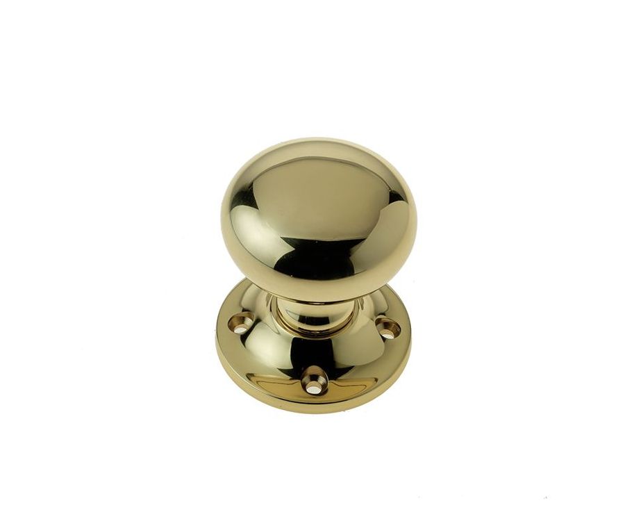 Frelan 51mm PB Mortice knob unsprung