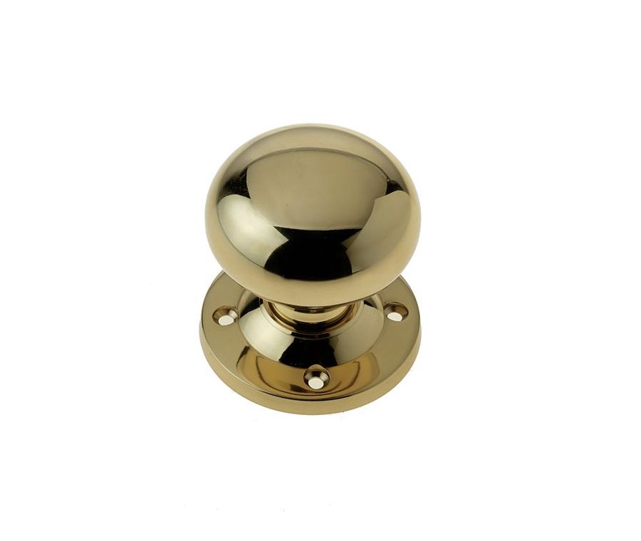 Frelan 57mm PB Mortice knob unsprung