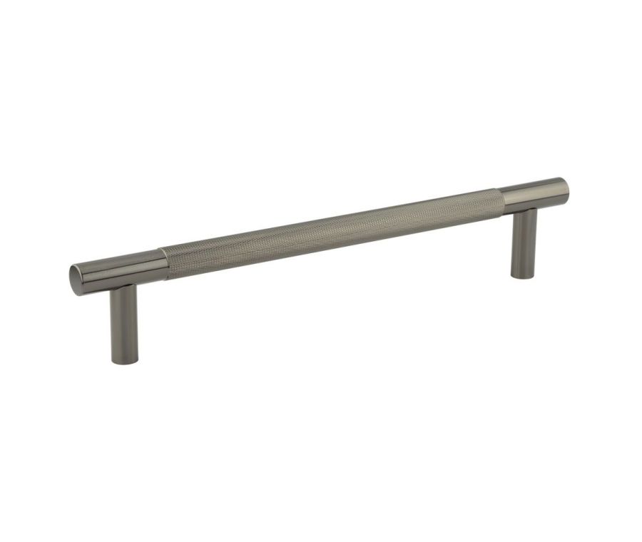 Set 300mm Black Nickel Back to Back Bari Knurled Pull Handle | JV1800BNB2B
