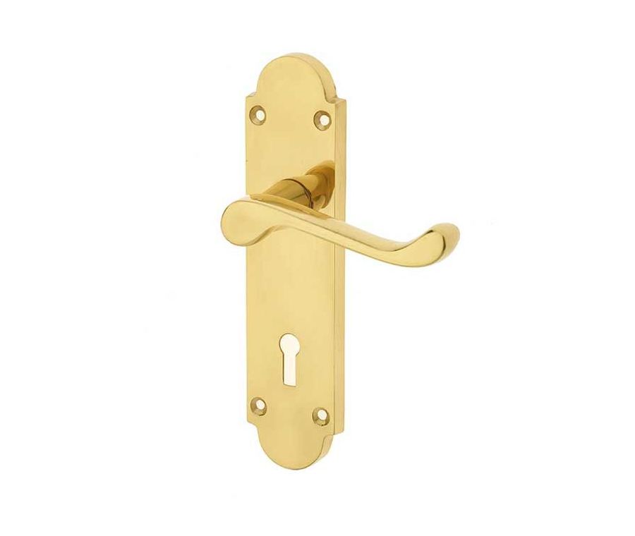 Frelan 166x40mm PB Epsom lever lock