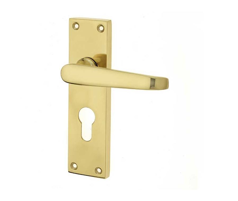 Frelan 153x41mm PB Euro lever lock