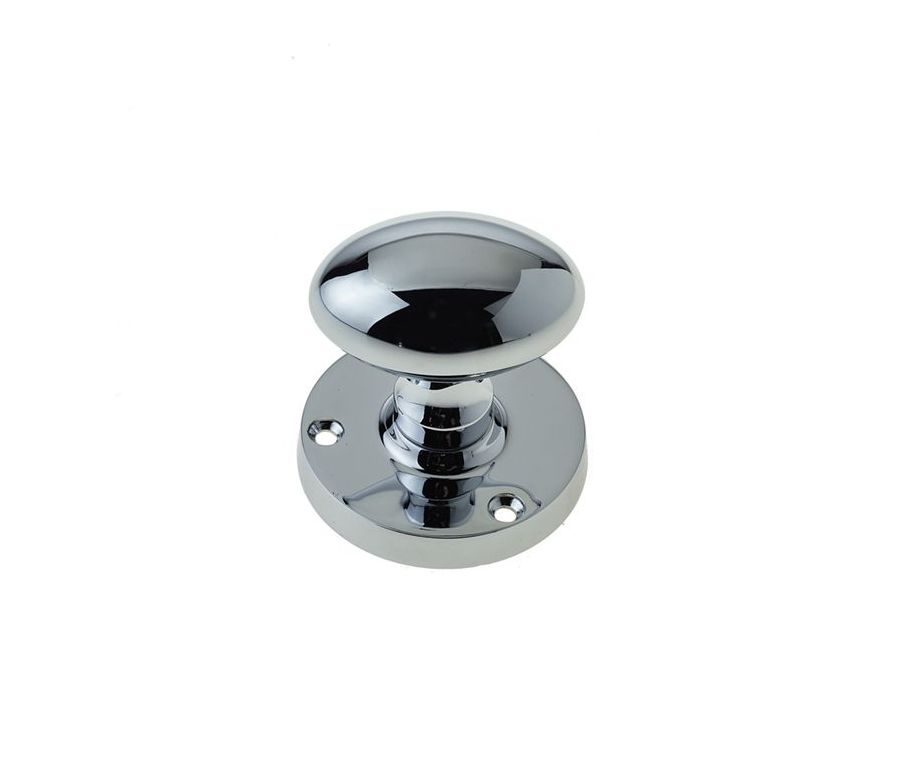 Frelan 56mm PC Oval mortice knob (sprung)